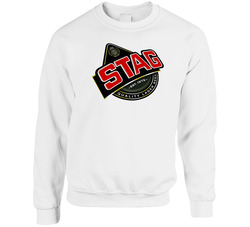 Stag Quality Lager Beer Unisex Cotton Crewneck Sweatshirt