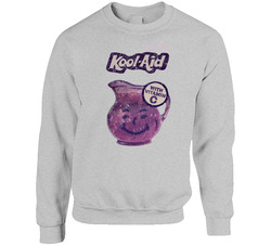 Kool Aid Grape Pitcher Packet Grunge Vintage Unisex Cotton Crewneck Sweatshirt Kool Aid Grape Pitcher Packet Grunge Vintage Unisex Cotton Crewneck Sweatshirt