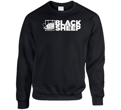 Black Sheep Unisex Cotton Crewneck Sweatshirt Black Sheep Unisex Cotton Crewneck Sweatshirt