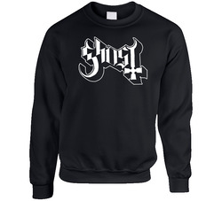 Ghost Swedish B Unisex Cotton Crewneck Sweatshirt Ghost Swedish B Unisex Cotton Crewneck Sweatshirt