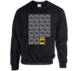 Batman Periodic Unisex Cotton Crewneck Sweatshirt