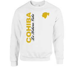 Cohiba Logo3 Unisex Cotton Crewneck Sweatshirt