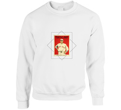 Babe Ruth Baseball Card Unisex Cotton Crewneck Sweatshirt