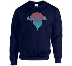 Crater Lake  Mountains National Park Cool Unisex Cotton Crewneck Sweatshirt