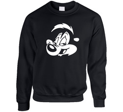 Pepe Le Pew Unisex Cotton Crewneck Sweatshirt