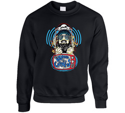 Insomnia Chronic 2 Unisex Cotton Crewneck Sweatshirt
