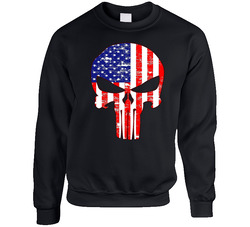 Punisher5 Unisex Cotton Crewneck Sweatshirt