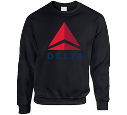 Delta Airlines 1 - C Unisex Cotton Crewneck Sweatshirt
