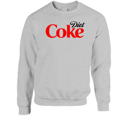 Diet Coke Hot Awesome Drinking Unisex Cotton Crewneck Sweatshirt