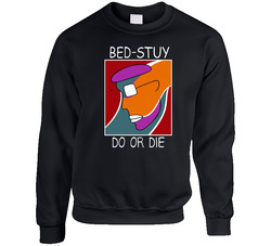 Bed Unisex Cotton Crewneck Sweatshirt