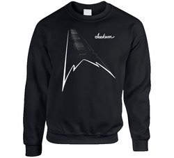 Jackson Electric Guitar Unisex Cotton Crewneck Sweatshirt