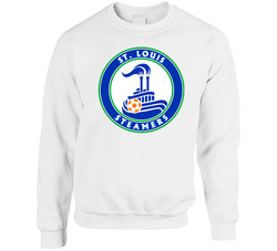 St Louis Steamers Major League Indoor Soccer Club Alt Logo Unisex Cotton Crewneck Sweatshirt