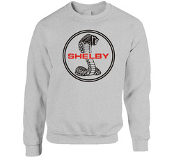Shelby Cobra Logo Mustang Classic Muscle Car Unisex Cotton Crewneck Sweatshirt