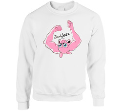 Jiggly Buff, Purin Pokemon Character Tv Unisex Cotton Crewneck Sweatshirt