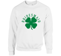 Bridesmaid Unisex Cotton Crewneck Sweatshirt