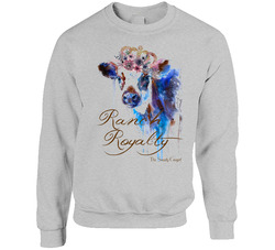 Ranch Rolalty - Kids Light Blue Unisex Cotton Crewneck Sweatshirt