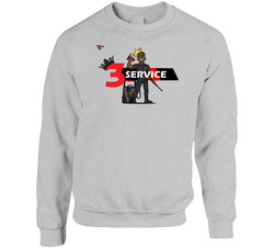 3kingservice Unisex Cotton Crewneck Sweatshirt