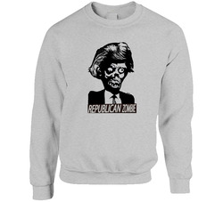 Republican Zombie 5 Unisex Cotton Crewneck Sweatshirt