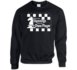 Chess Openings Unisex Cotton Crewneck Sweatshirt