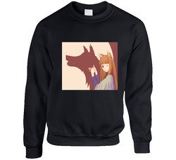 Spice And Wolf 002 Anime Unisex Cotton Crewneck Sweatshirt