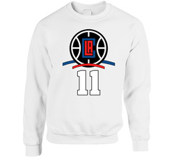LOS ANGELES CLIPPERS JAMAL CRAWFORD 11 T SHIRT HANDLE IT LA UNISEX TEE Unisex Cotton Crewneck Sweatshirt
