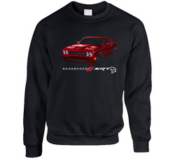 Red Unisex Cotton Crewneck Sweatshirt