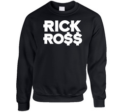 Rick Ross Logo Amvo Unisex Cotton Crewneck Sweatshirt