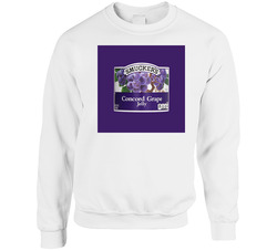 Smuckers Concord Grape Jelly Cool Fruit Holiday Ornament Unisex Cotton Crewneck Sweatshirt