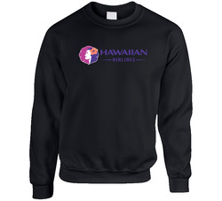 Hawaiian Airlines Logo 2 H 171025 Unisex Cotton Crewneck Sweatshirt