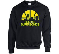 Chin Seattle Supersonics 1 010615 Unisex Cotton Crewneck Sweatshirt