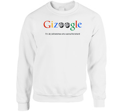 Gizoogle  Slogan Unisex Cotton Crewneck Sweatshirt