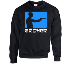 B Archer Tv Show 2 03101643800 Unisex Cotton Crewneck Sweatshirt