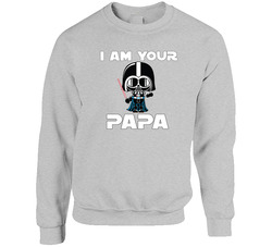 I Am Your Papa V2a Unisex Cotton Crewneck Sweatshirt