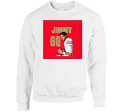 Jimmy Gq Jimmy Garoppolo San Francisco Football Christmas Holiday Ornament Unisex Cotton Crewneck Sweatshirt