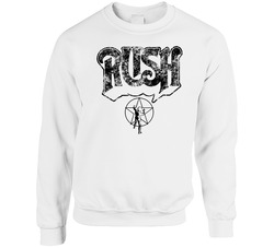 T-shirt Rush Rock Band Geddy Lee Neil Peart Starman Womens Ladies Tee S-2xl Unisex Cotton Crewneck Sweatshirt