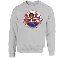 Bubba Winston Crab Unisex Cotton Crewneck Sweatshirt