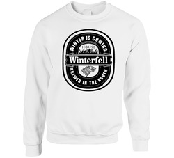 Game Of Thrones Tshirt, Winterfell Tshirt, Game Of Thrones Winter Is Coming Winterfell Tshirt, Gift Unisex Cotton Crewneck Sweatshirt