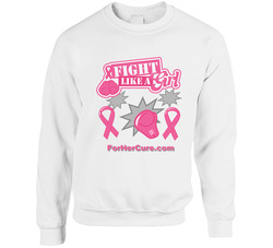 Fight #1 Unisex Cotton Crewneck Sweatshirt