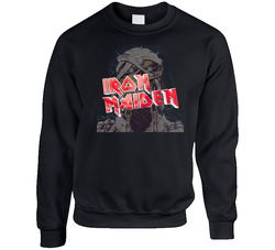 Tc Iron Maiden F899kdtty Unisex Cotton Crewneck Sweatshirt
