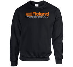 Roland Piano Organs 1 Unisex Cotton Crewneck Sweatshirt