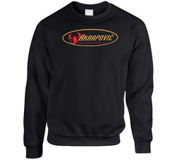 Td Akrapovic Exhaust D787hdd Unisex Cotton Crewneck Sweatshirt