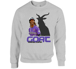 Raimel Tapia Baseball Fan Goat Unisex Cotton Crewneck Sweatshirt