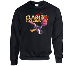 Coc Dragon Unisex Cotton Crewneck Sweatshirt