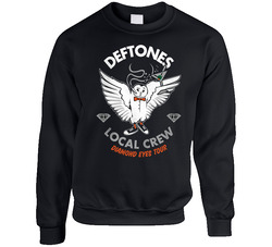 Deftones D89jed44518 A Unisex Cotton Crewneck Sweatshirt