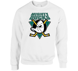 IRW Mighty Ducks Anaheim Competitive Tanktop Men (white) Unisex Cotton Crewneck Sweatshirt