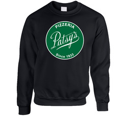 Patsys Pizza New York Pizzeria Restaurant Unisex Cotton Crewneck Sweatshirt