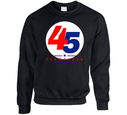 45 Trump 2020 New Classic Unisex Cotton Crewneck Sweatshirt