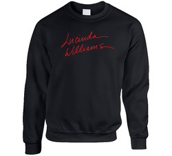 Lucinda Williams Logo Te15576 B Unisex Cotton Crewneck Sweatshirt