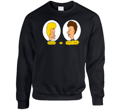 The Beavis And Butthead Fdg45w43rf Unisex Cotton Crewneck Sweatshirt