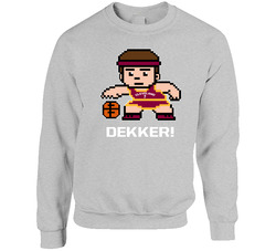 Sam Dekker Tecmo Player Cleveland Basketball Fan Unisex Cotton Crewneck Sweatshirt